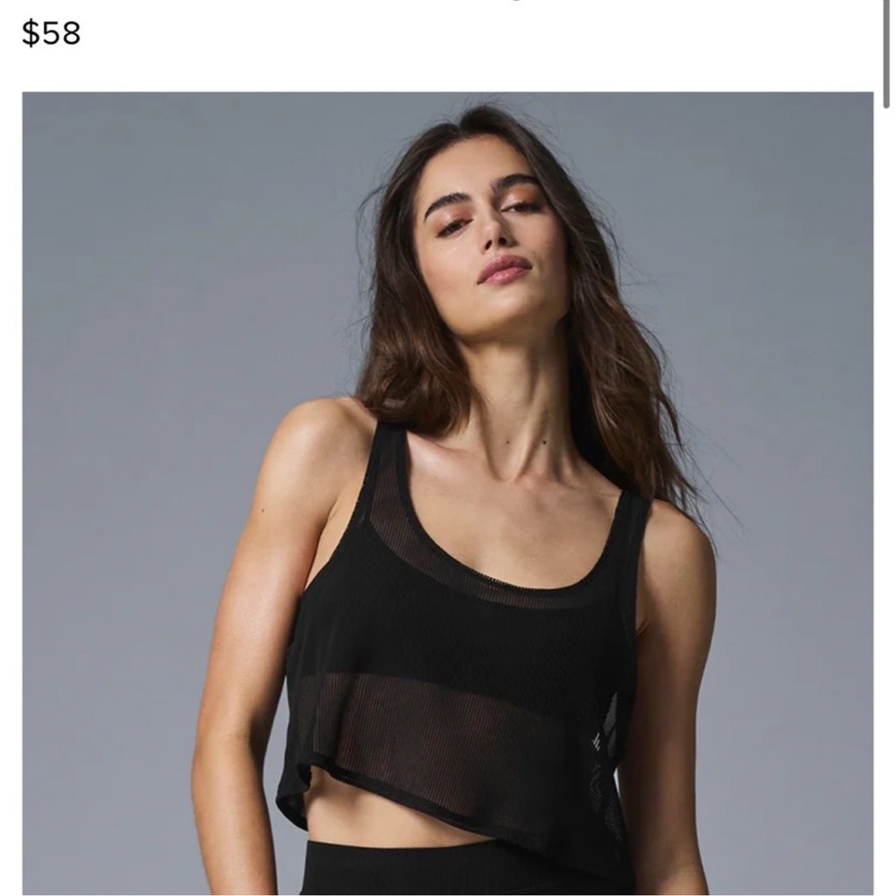 Alo mesh tank top